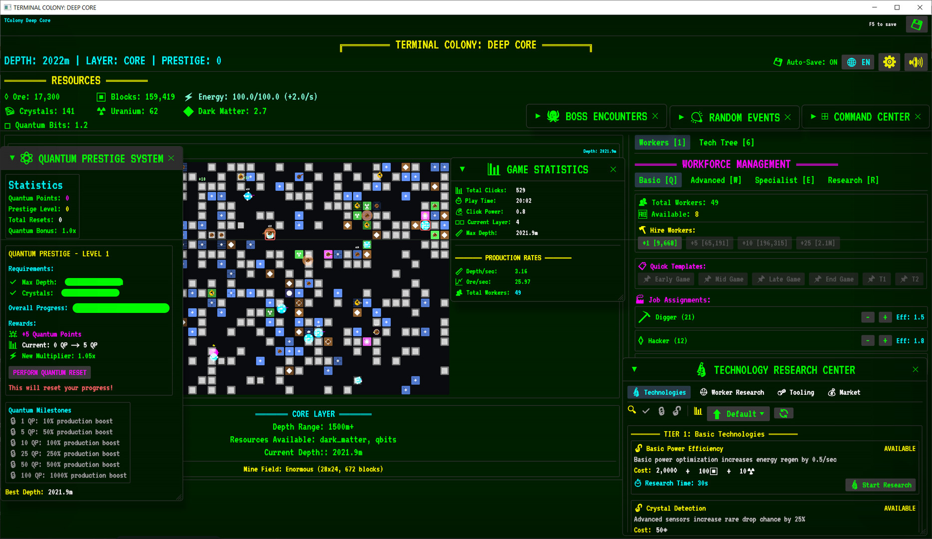 Terminal Colony Deep Core screenshot 2