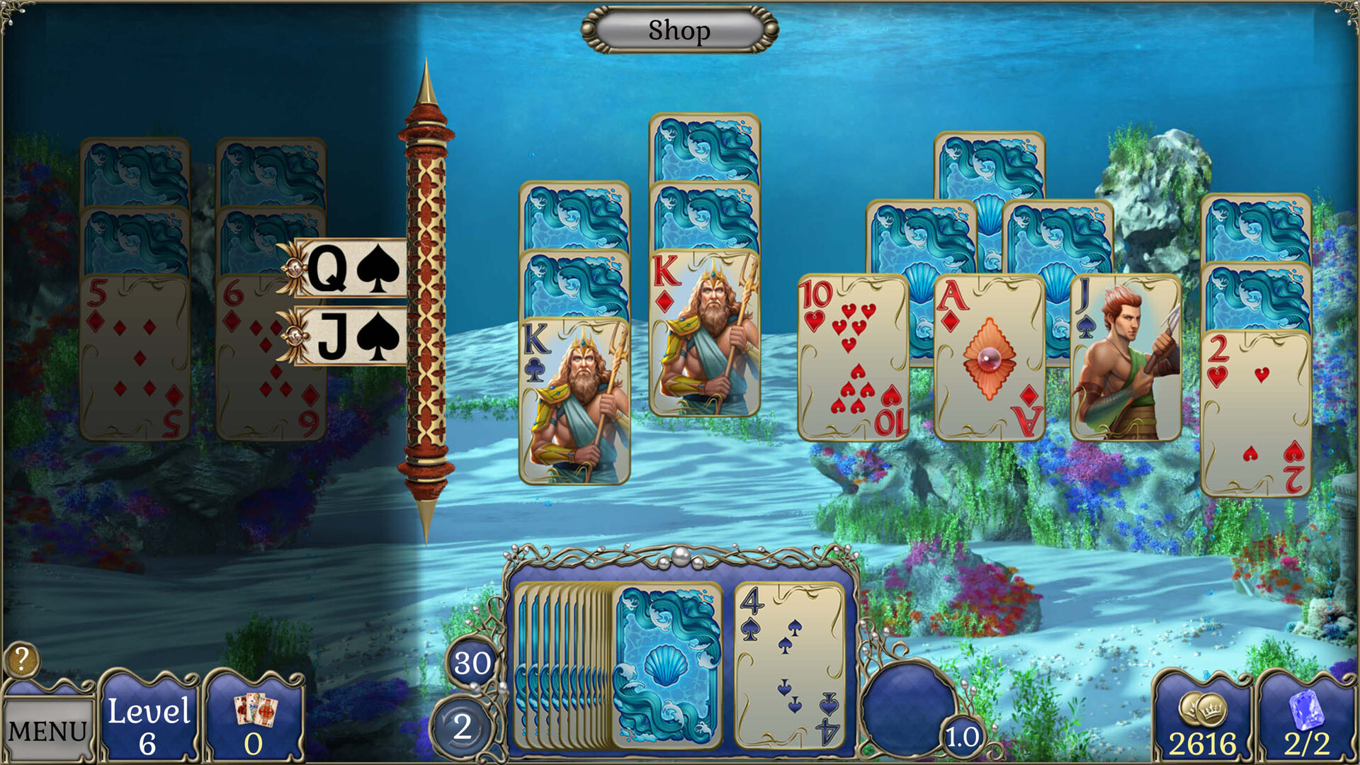 Jewel Match Atlantis Solitaire 5 - Collector's Edition screenshot 5