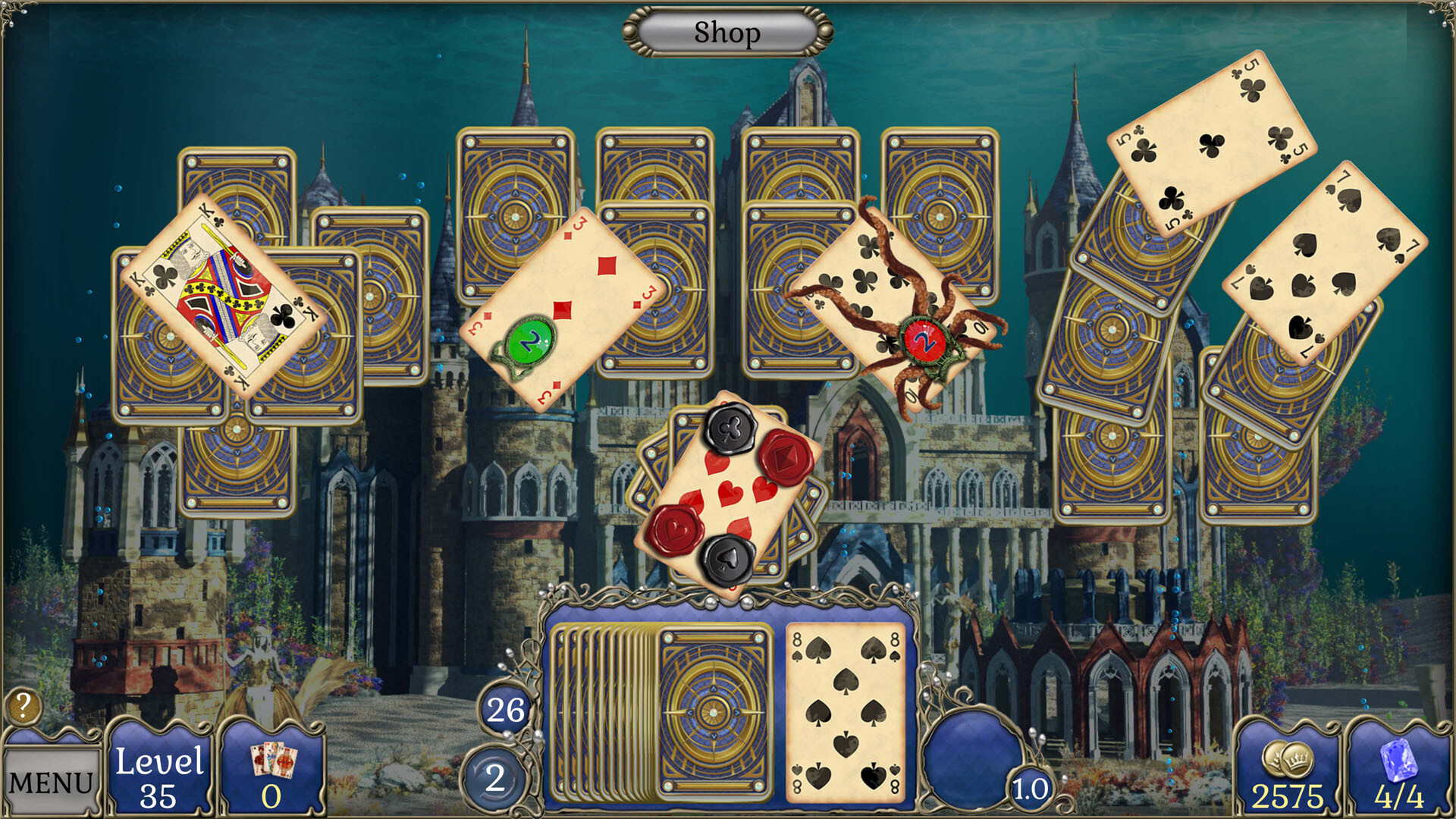 Jewel Match Atlantis Solitaire 5 - Collector's Edition screenshot 11