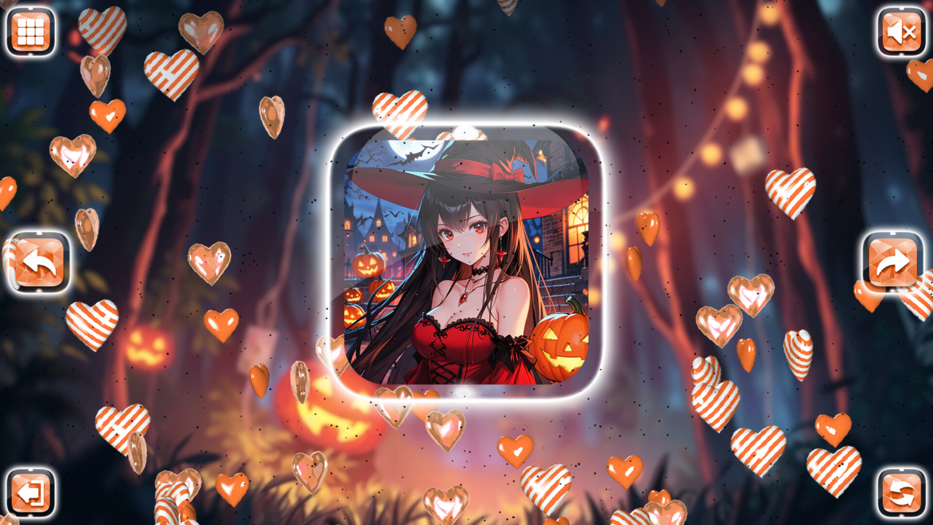Lovely Anime Puzzle: Halloween screenshot 6