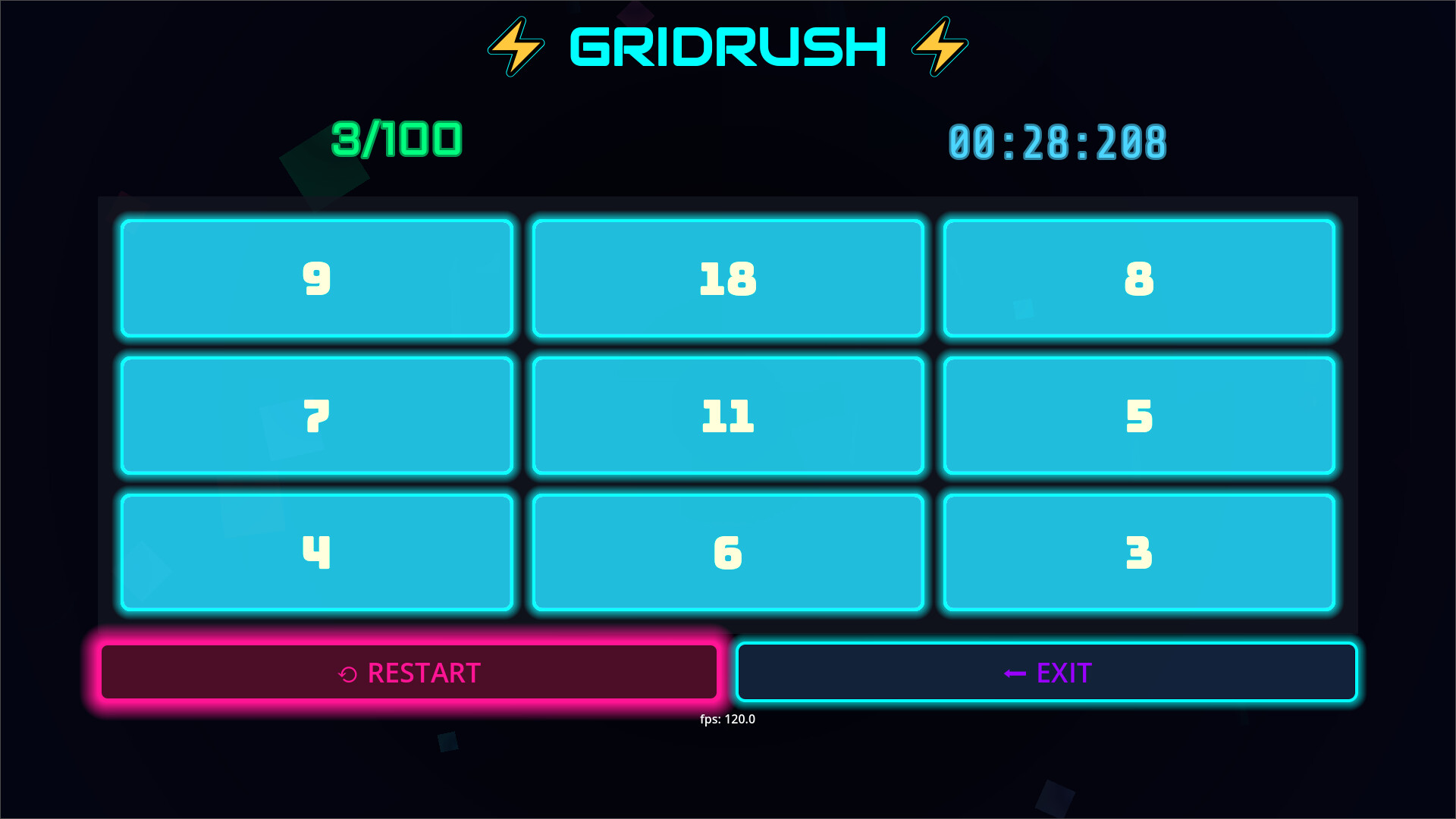 GRIDRUSH screenshot 1