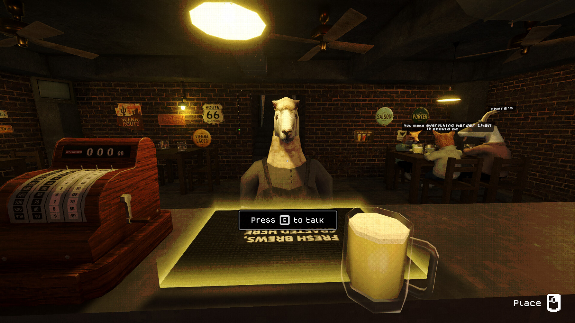 Drunken Hog: Dystopian Pub & Brewing Simulator screenshot 1
