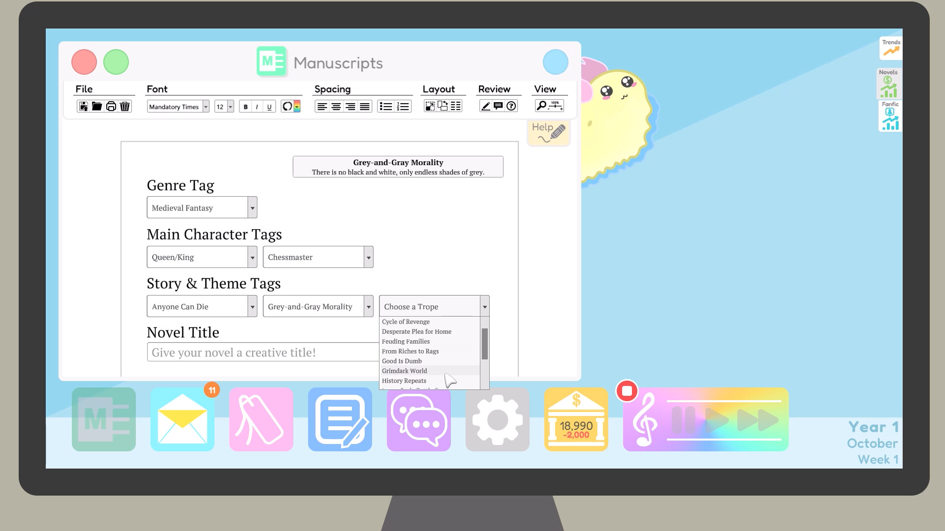 Author Sim screenshot 9