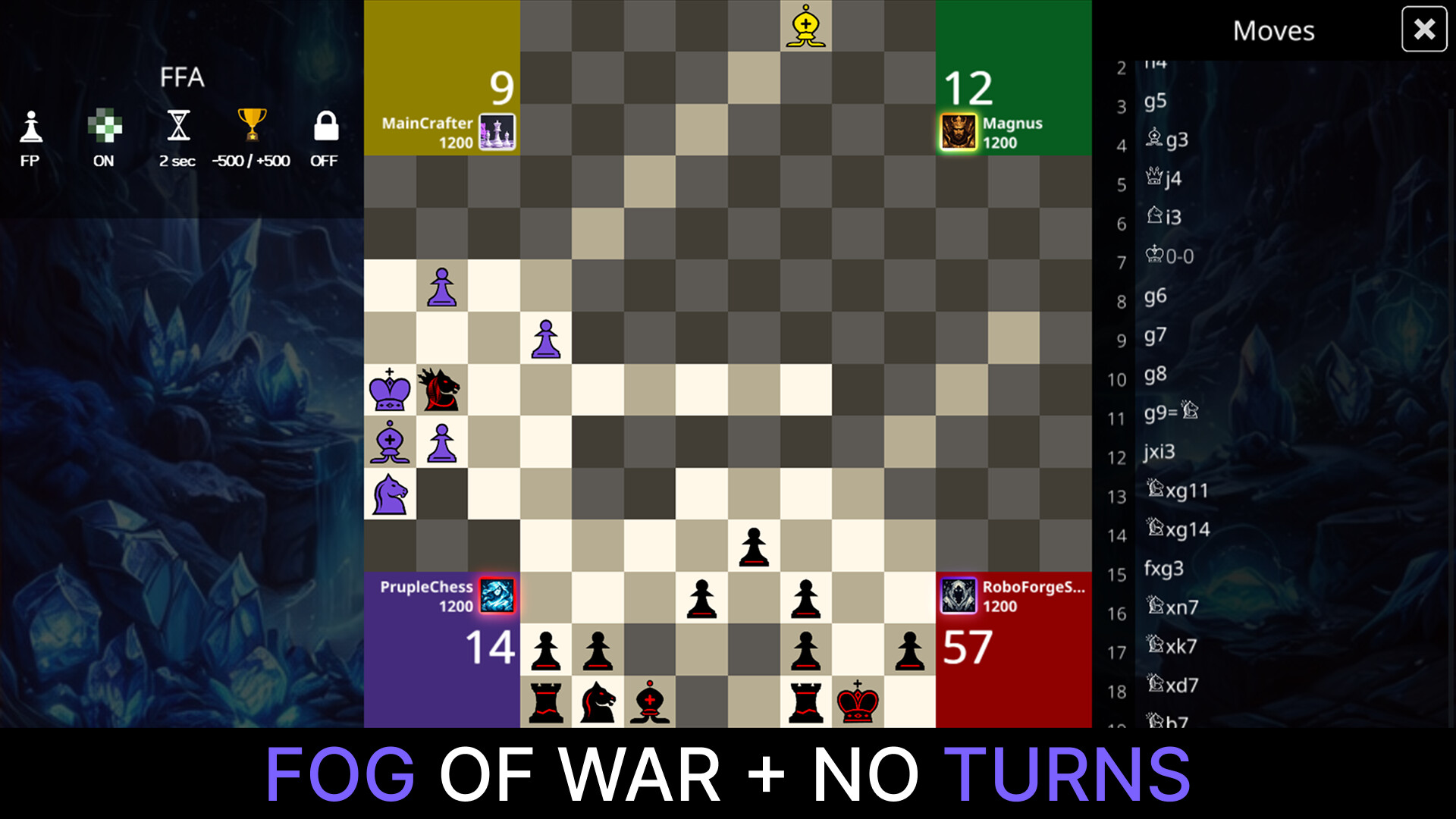 QuadKings: Fog of Checkmate screenshot 1