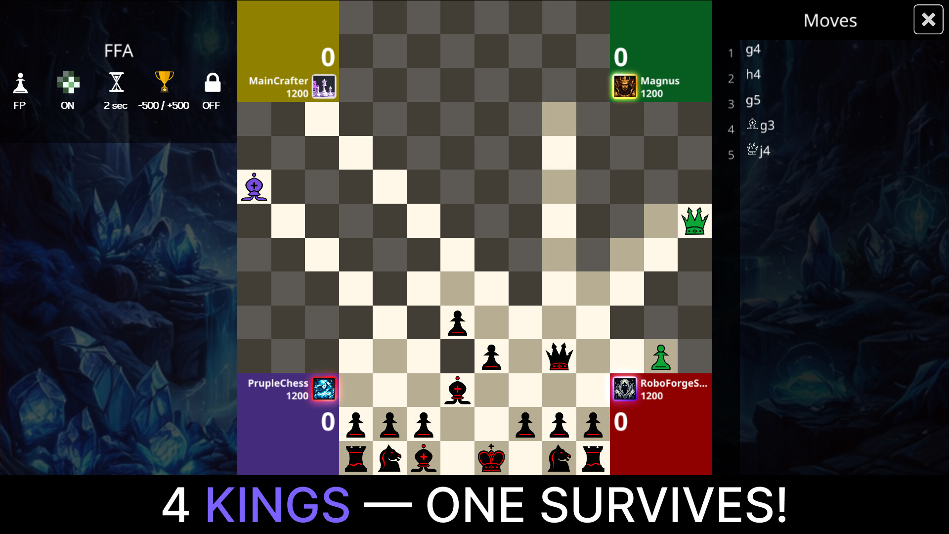 QuadKings: Fog of Checkmate screenshot 6