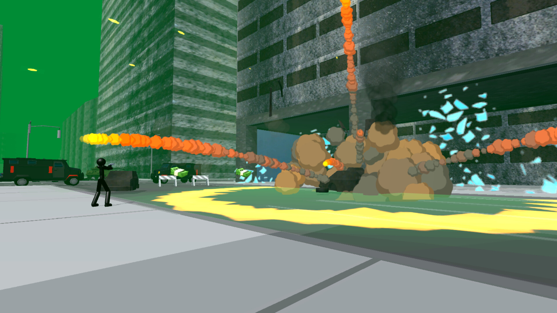 Stickman Zombie Shooting 3D screenshot 2