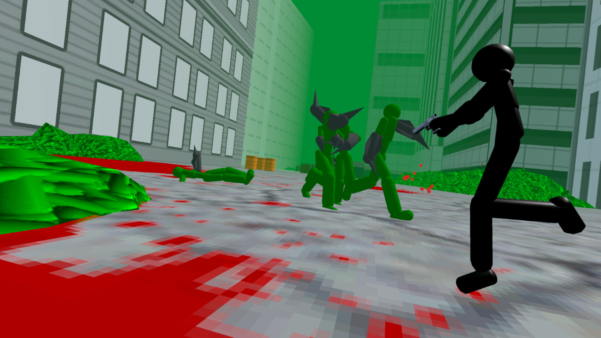 Stickman Zombie Shooting 3D screenshot 1