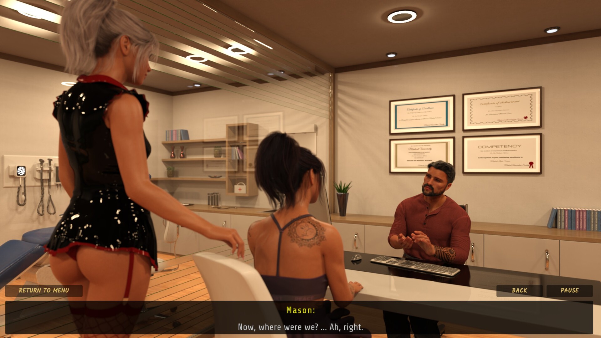 Sex Game - Threesome - Episode 8 screenshot 1