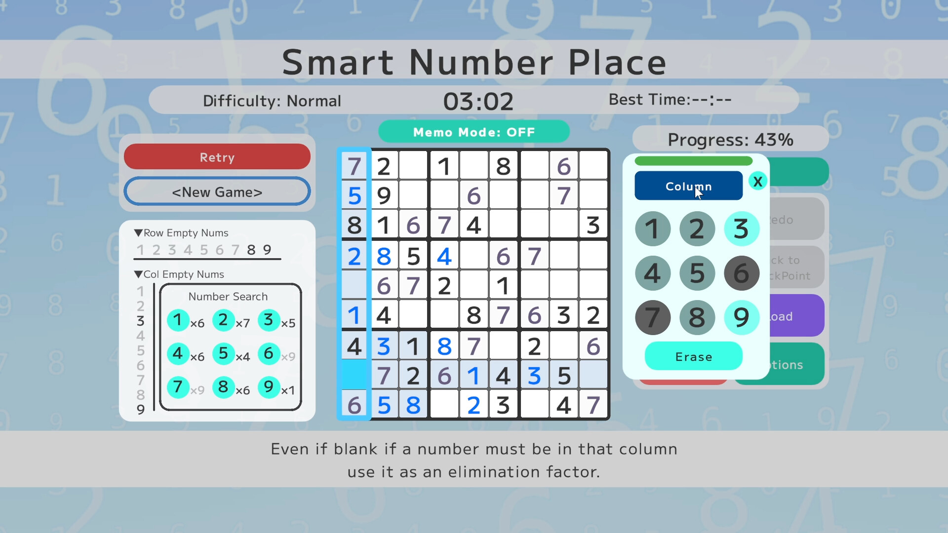 Smart Number Place screenshot 3
