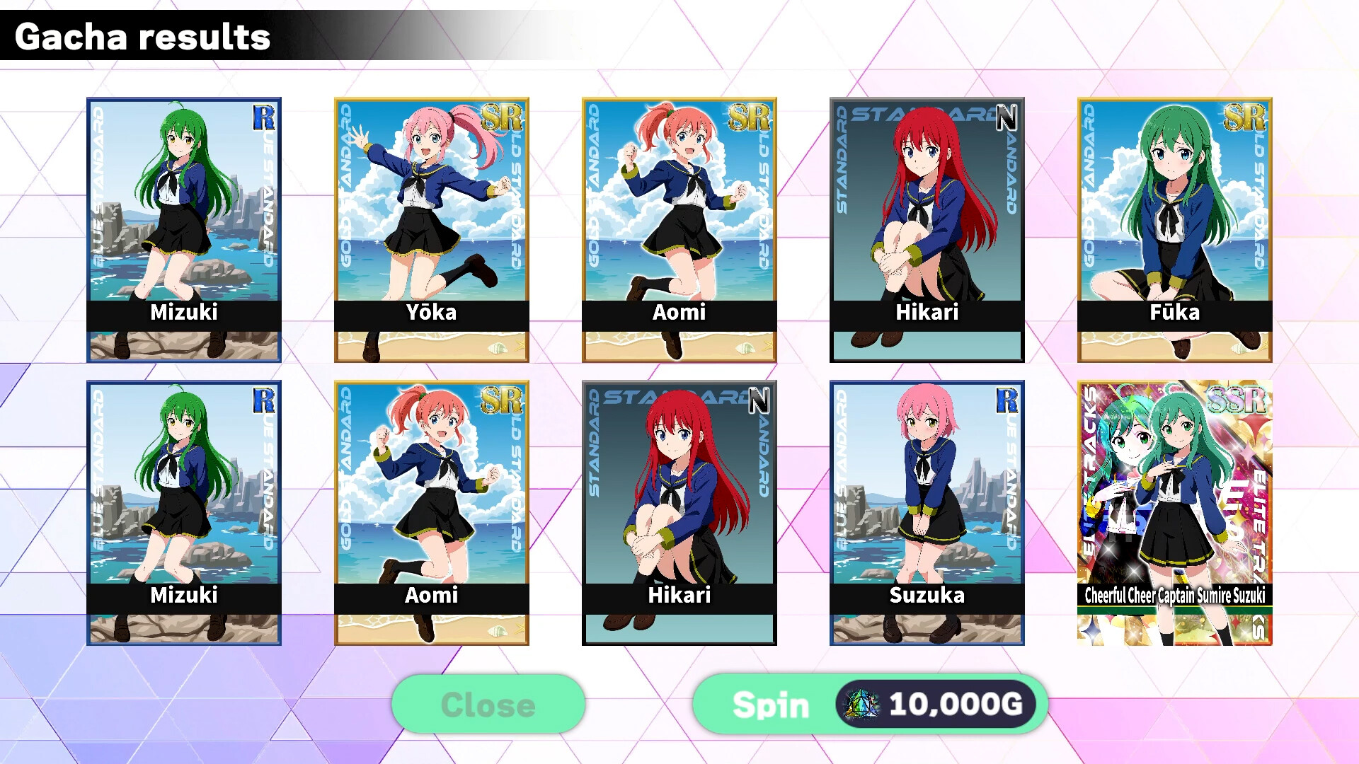 Schoolgirl Card Pull Simulator screenshot 3
