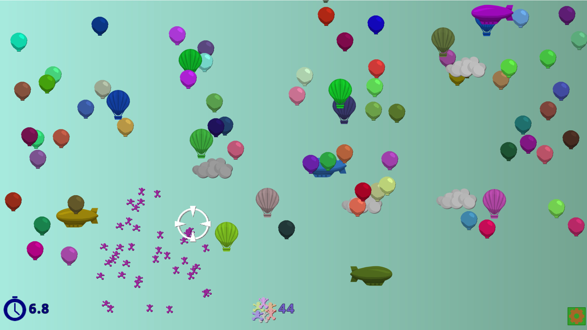 Pop Balloons and Drop People screenshot 1