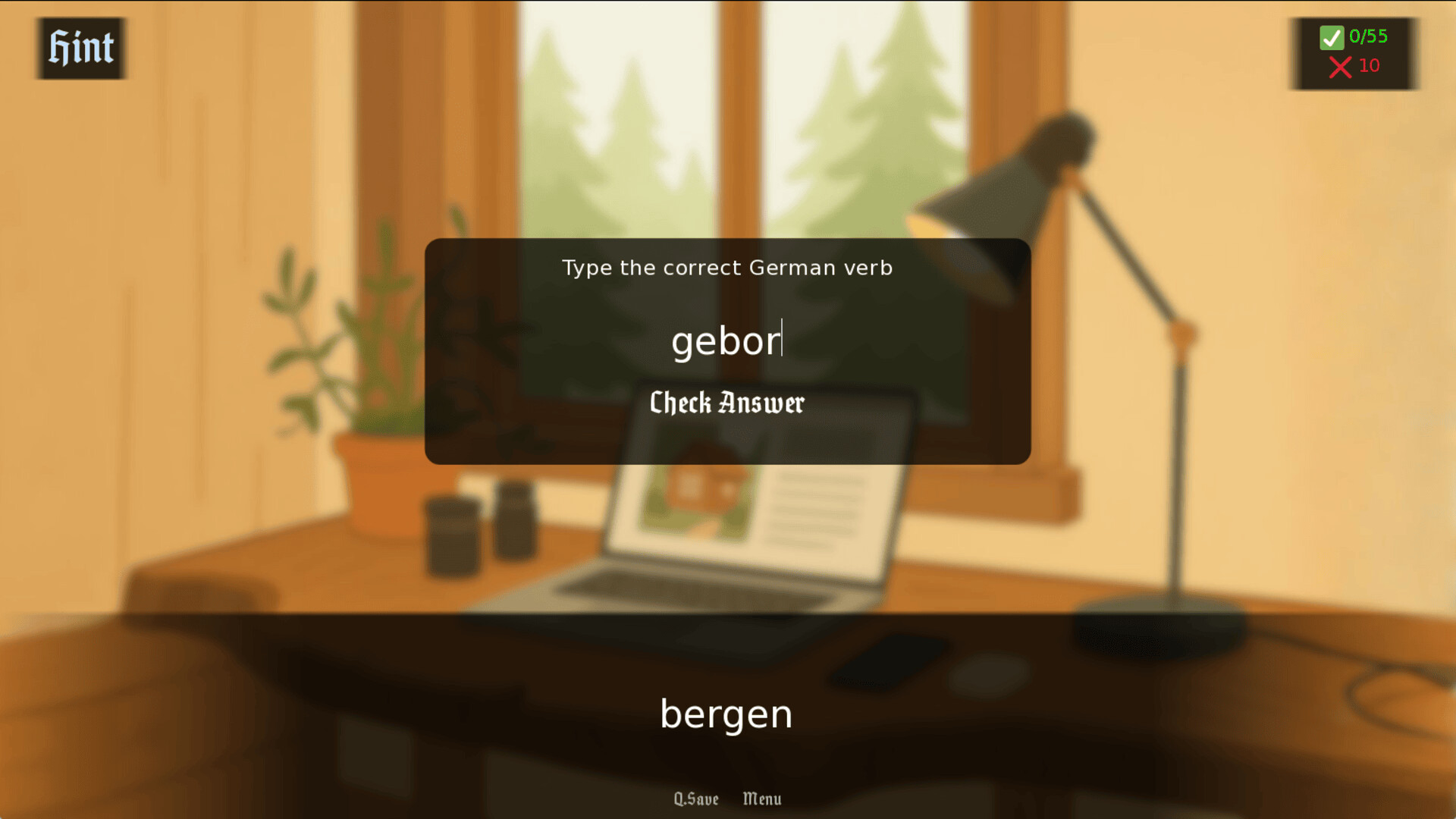 VerbMeister screenshot 1
