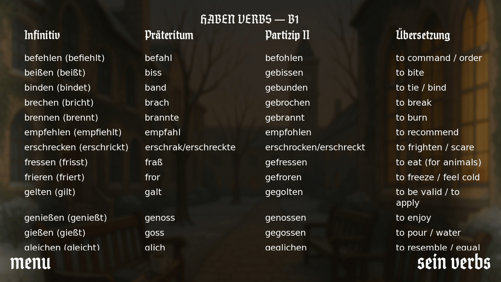 VerbMeister screenshot 5