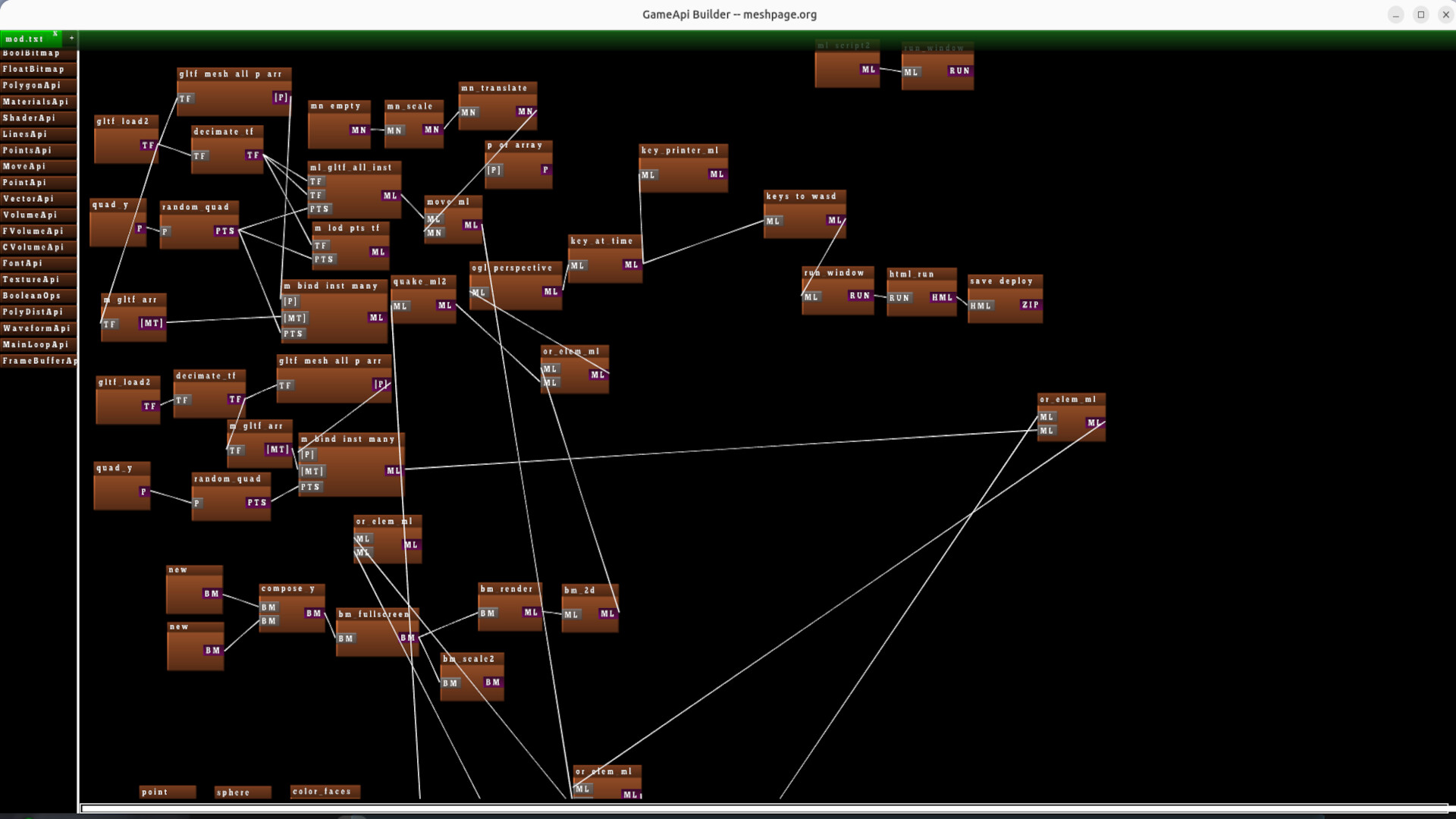 GameApi Builder screenshot 1