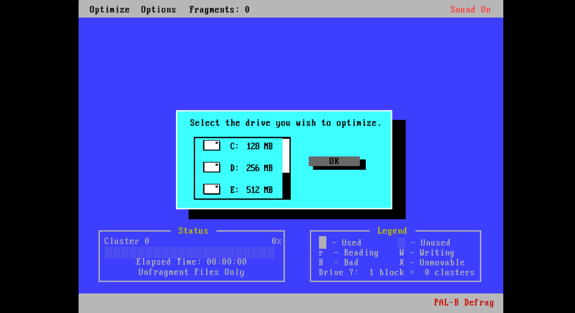 Idle Defragmenter 95 screenshot 5