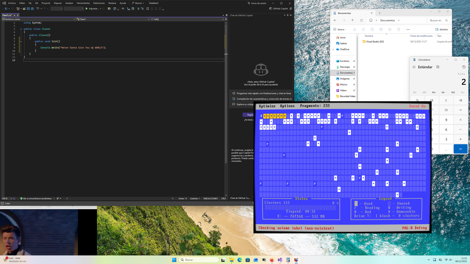 Idle Defragmenter 95 screenshot 1