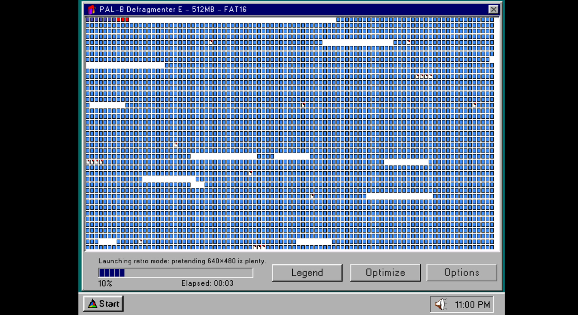 Idle Defragmenter 95 screenshot 4