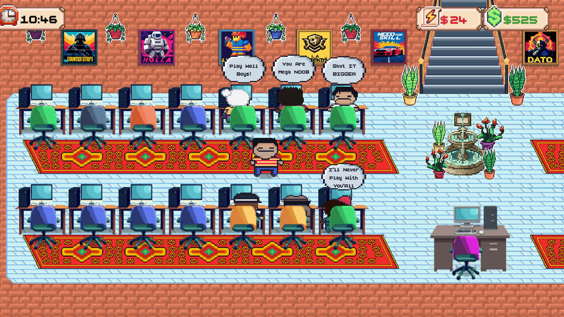 Shahin's Game Cafe : Funny Tycoon screenshot 2