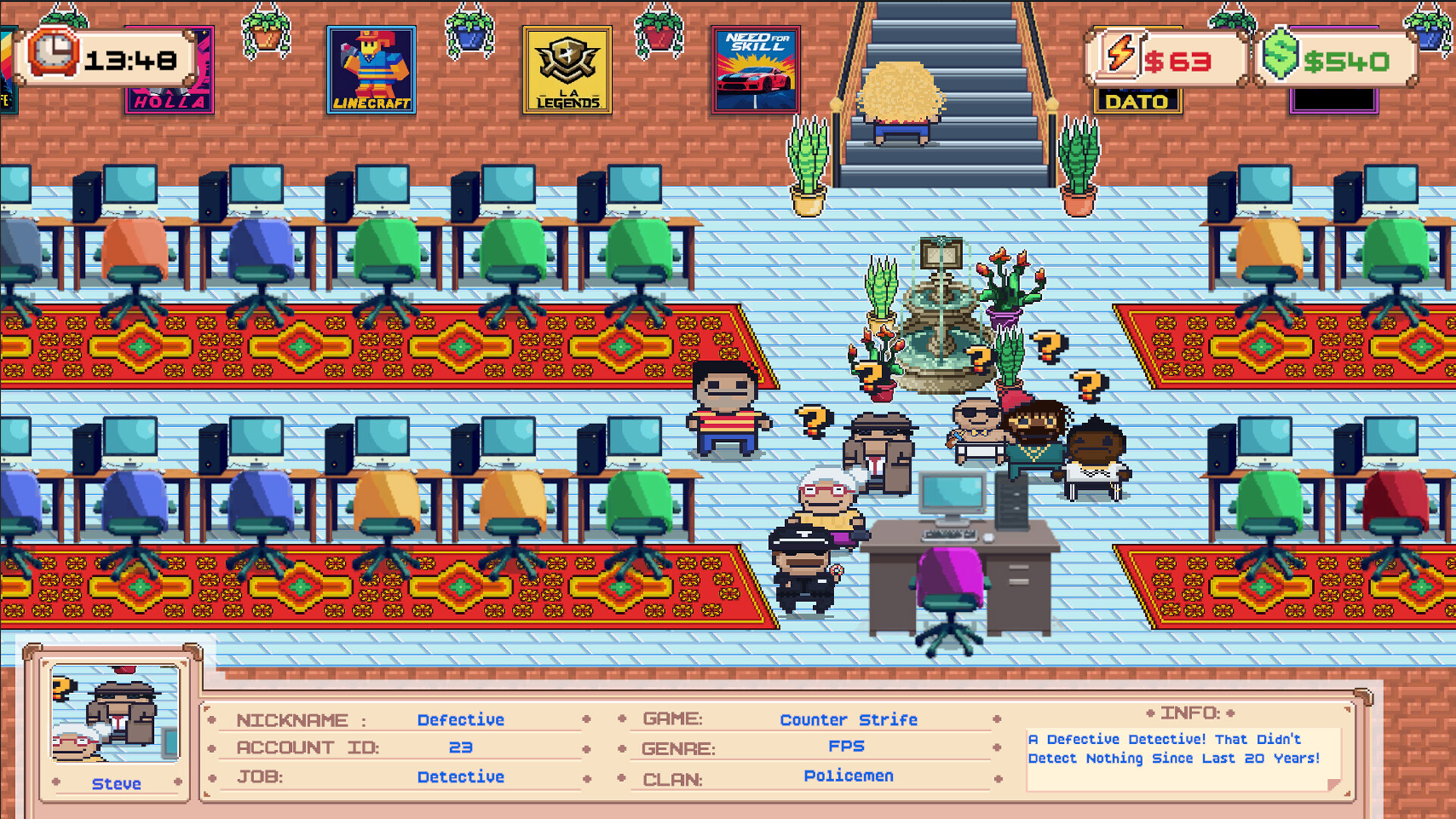 Shahin's Game Cafe : Funny Tycoon screenshot 1