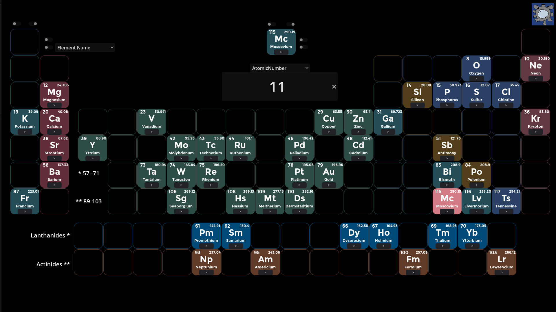 Periodic Table Game screenshot 5