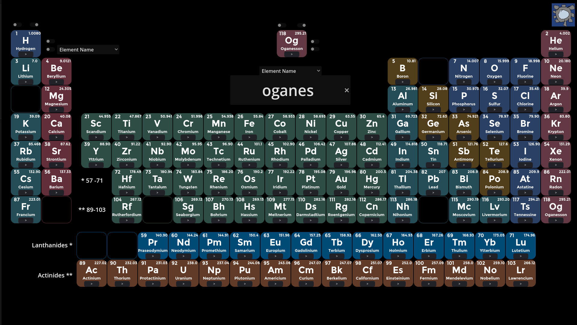 Periodic Table Game screenshot 4