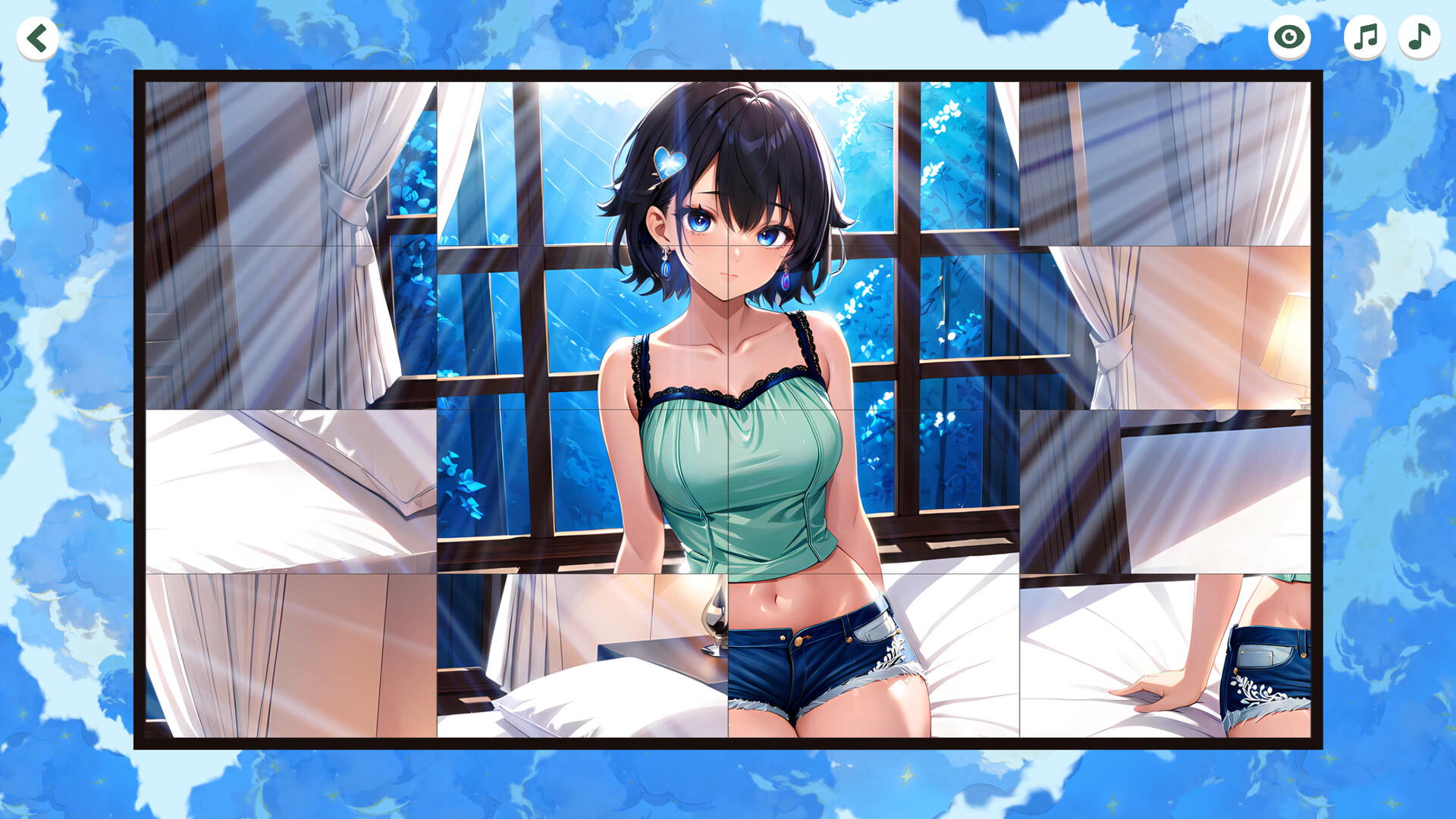 Sexy Girls Posing Puzzle screenshot 10