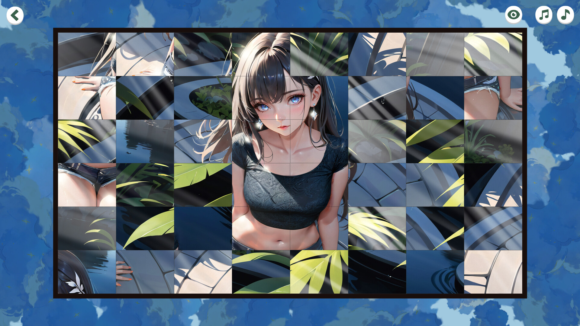 Sexy Girls Posing Puzzle screenshot 12