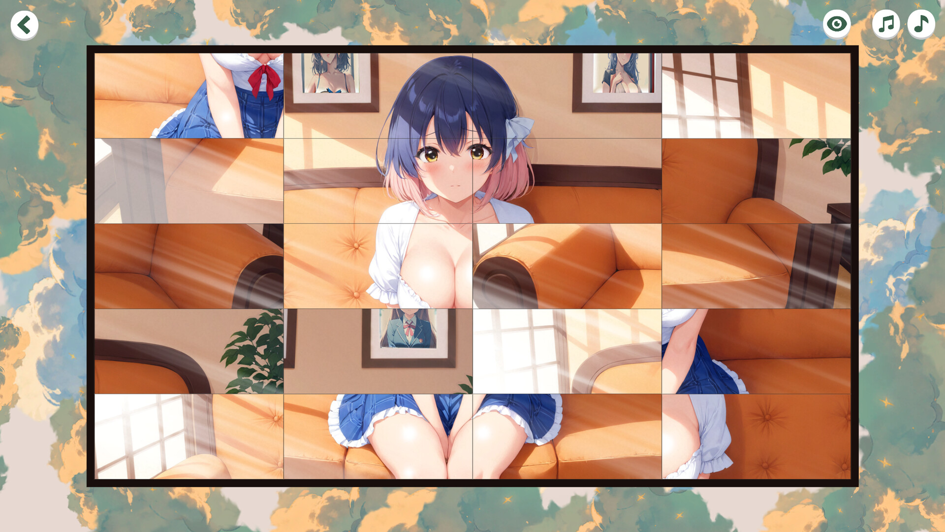 Sexy Girls Posing Puzzle screenshot 1