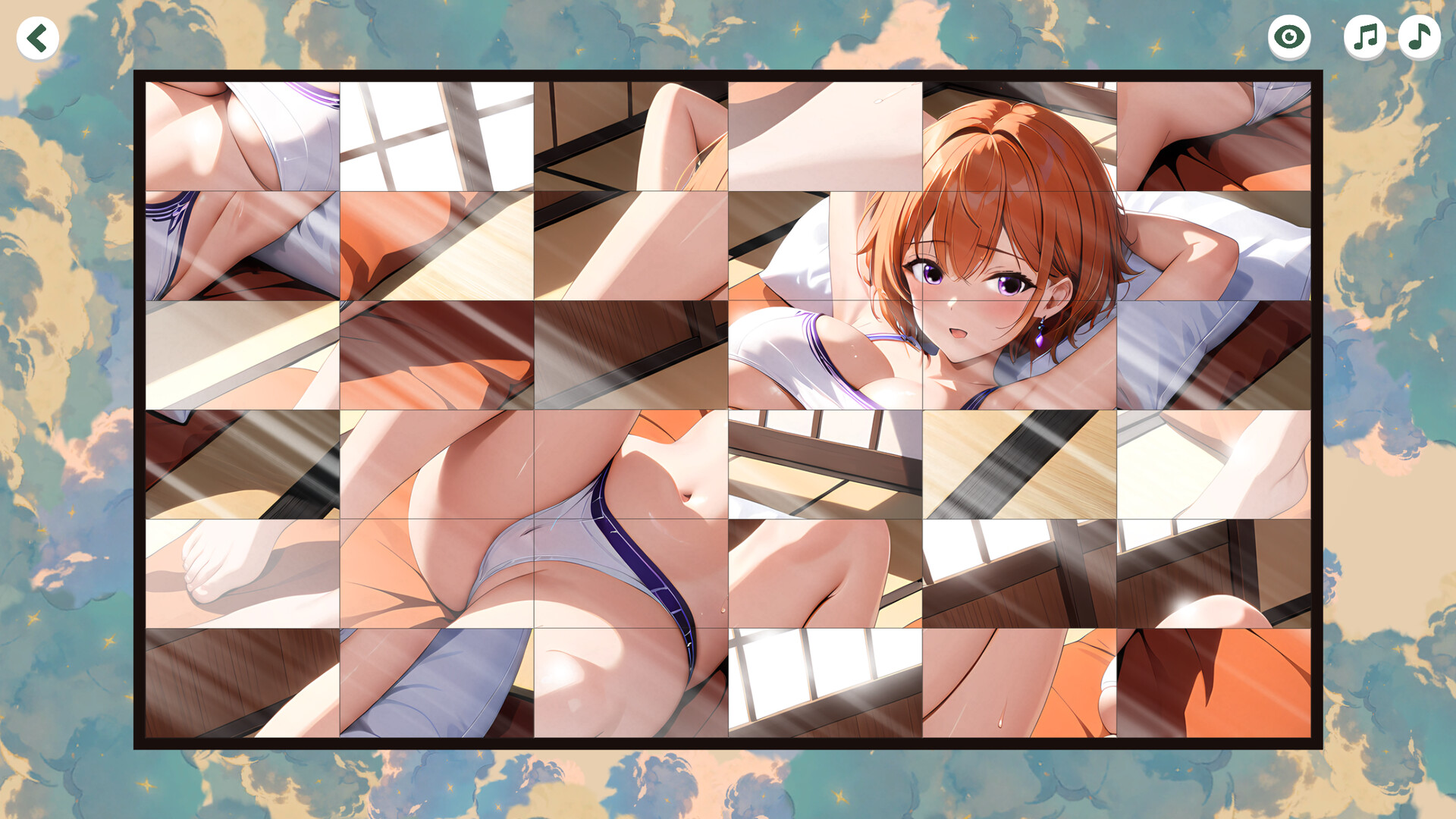 Sexy Girls Posing Puzzle screenshot 3