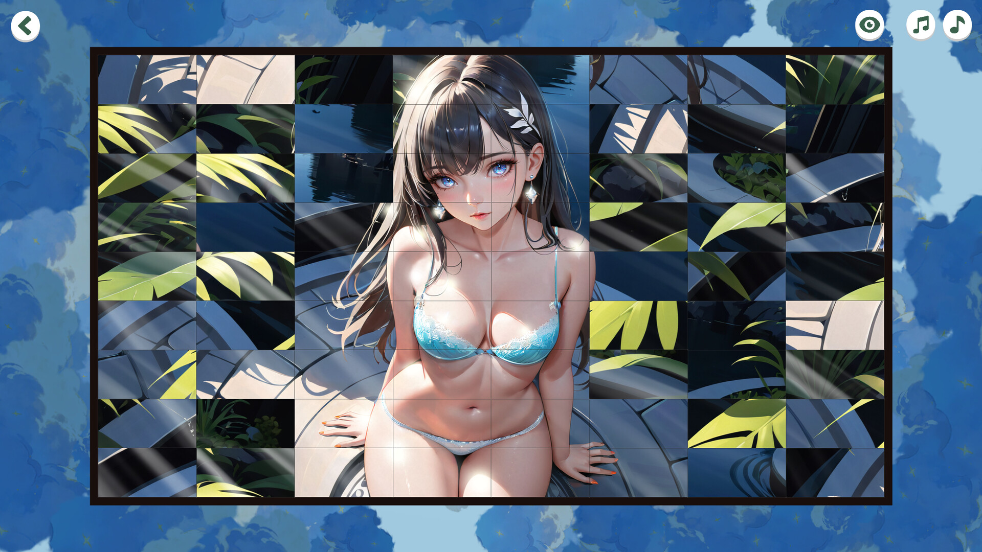 Sexy Girls Posing Puzzle screenshot 4