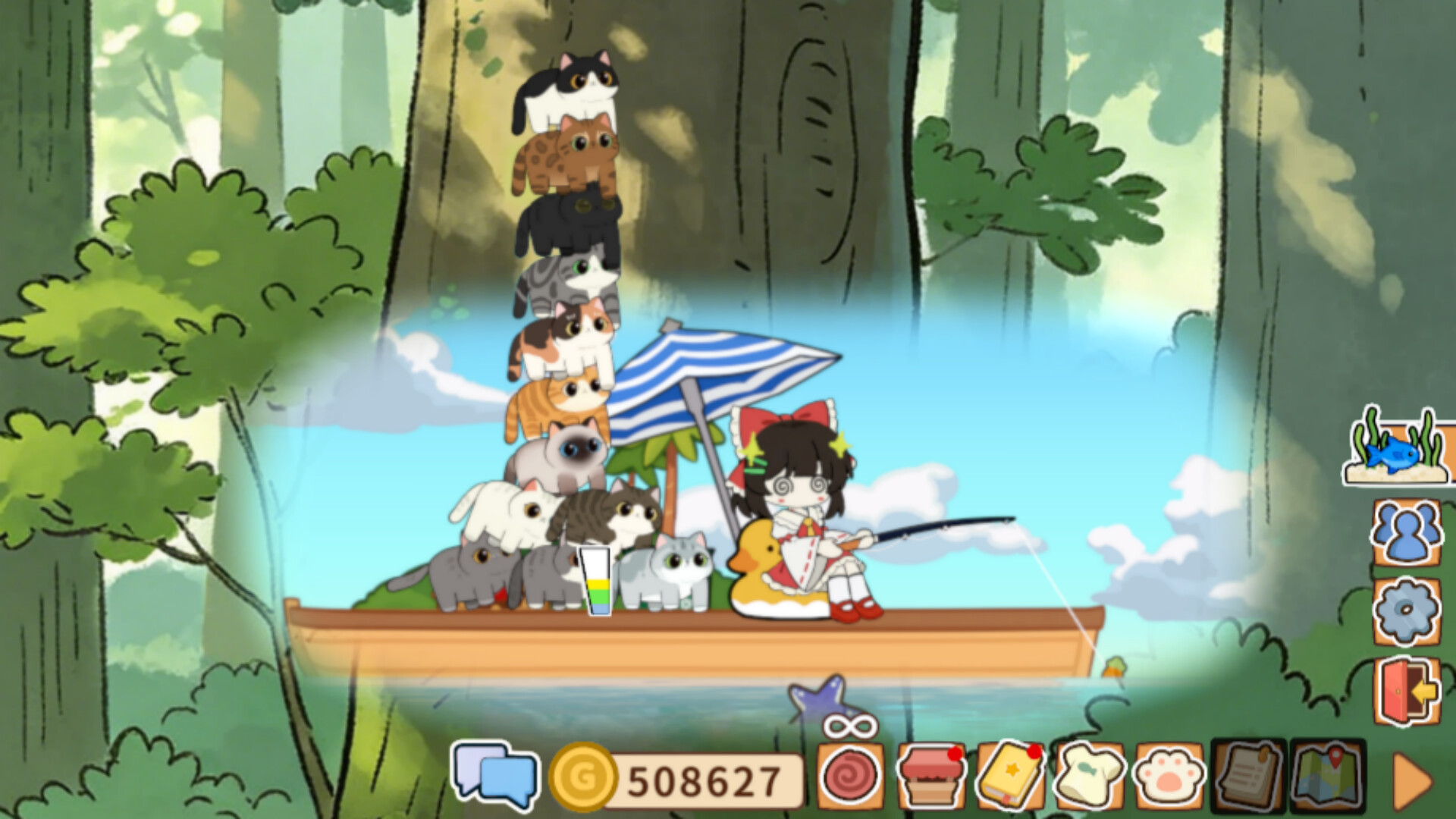 Cozy~Fishing Kitten screenshot 2
