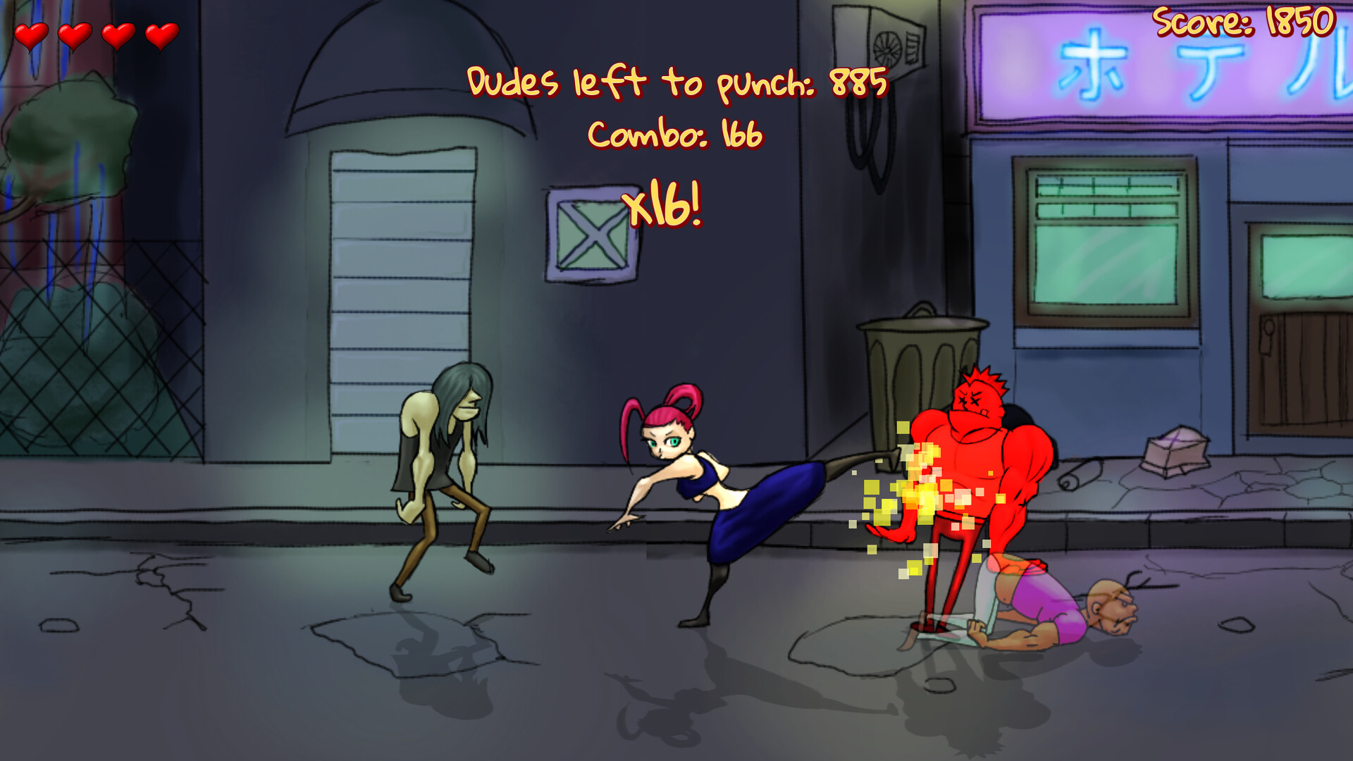 Punch 1000 Dudes screenshot 1