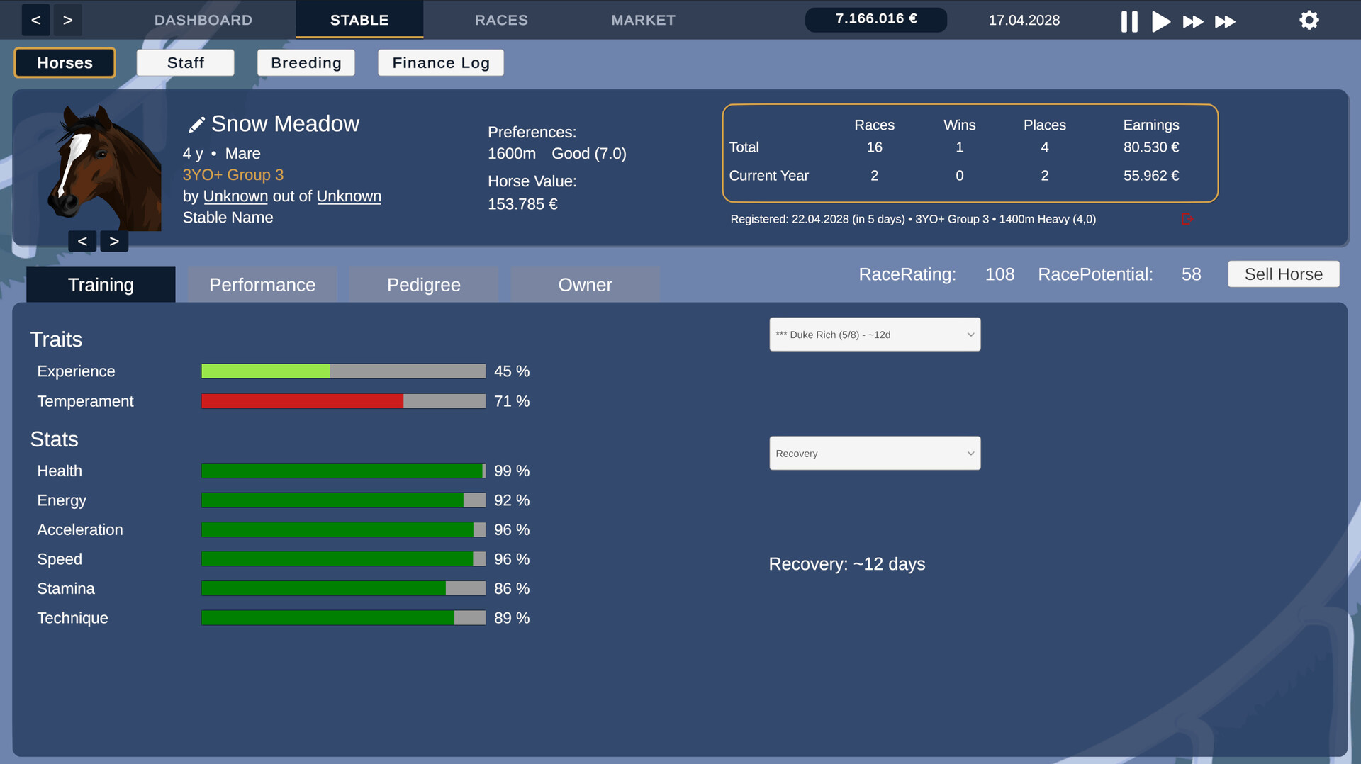 Golden Stables - Horse Racing screenshot 3