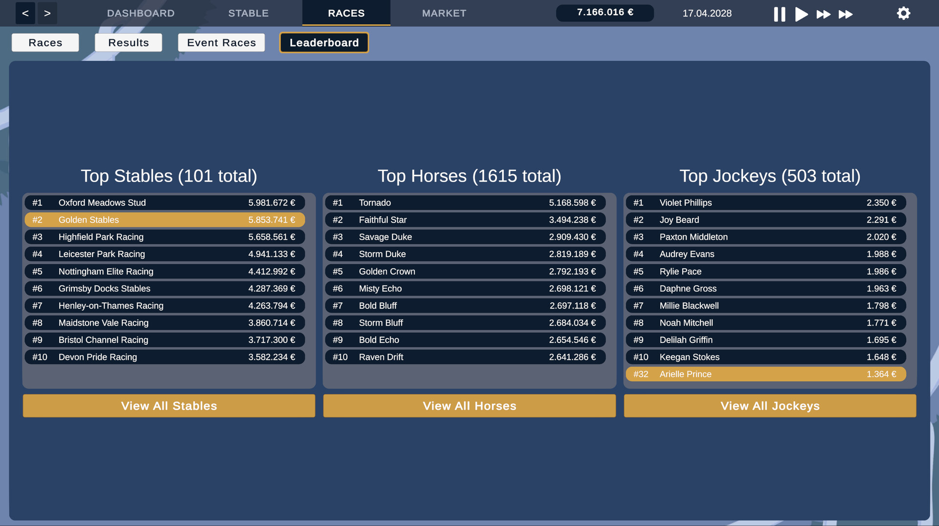 Golden Stables - Horse Racing screenshot 6