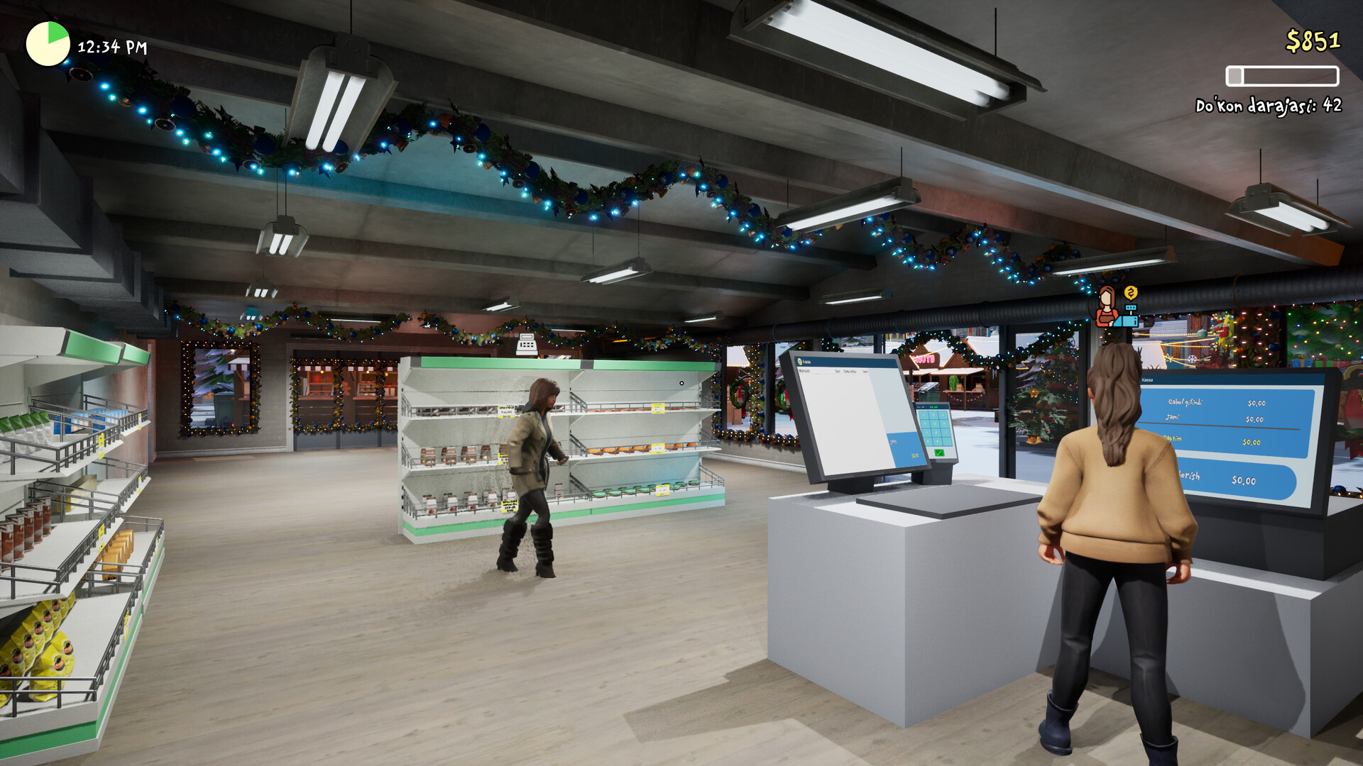 Christmas Supermarket Simulator screenshot 1