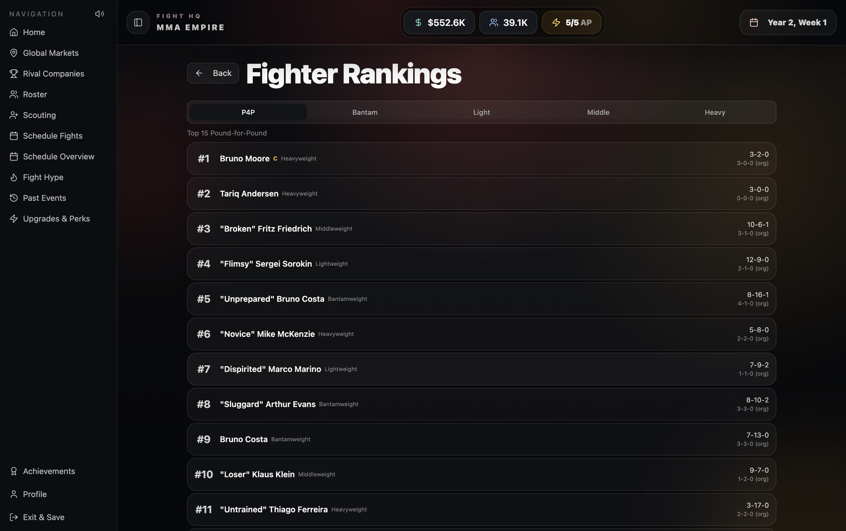 MMA Empire screenshot 6
