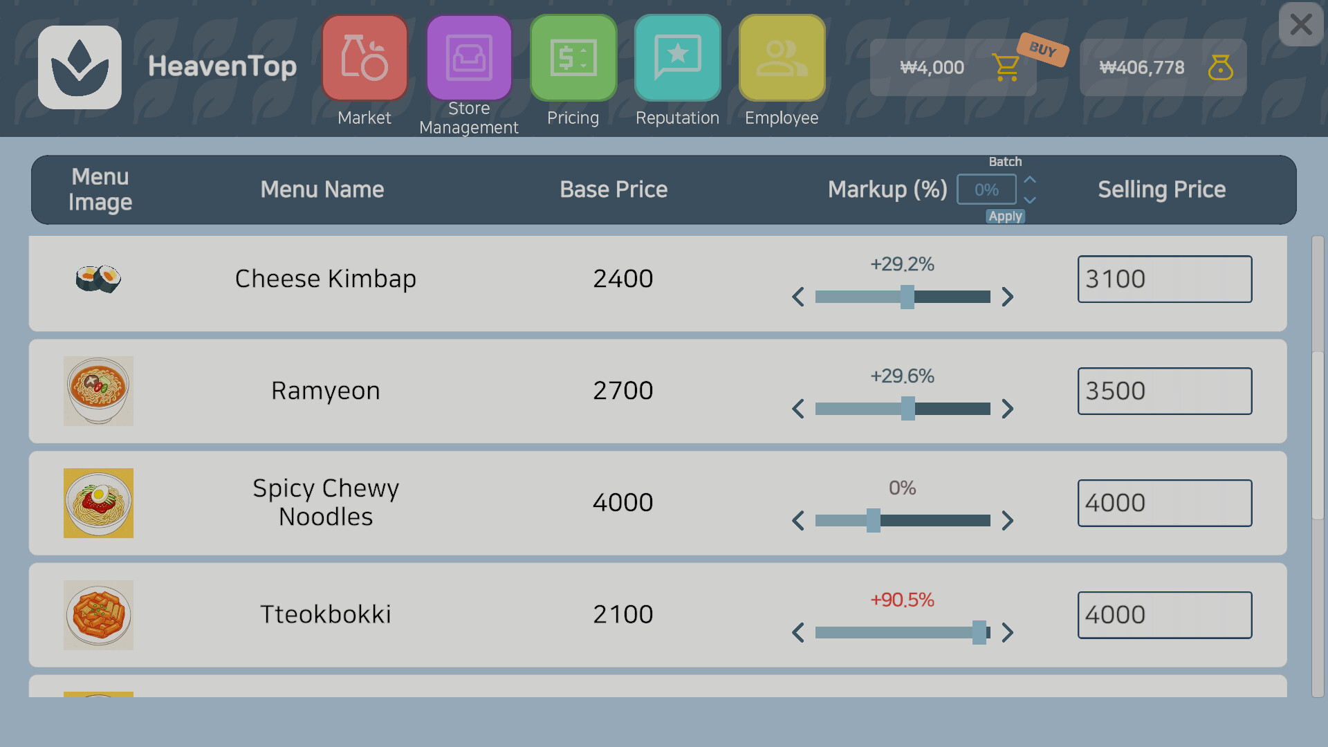 Kimbap Heaven Simulator screenshot 6
