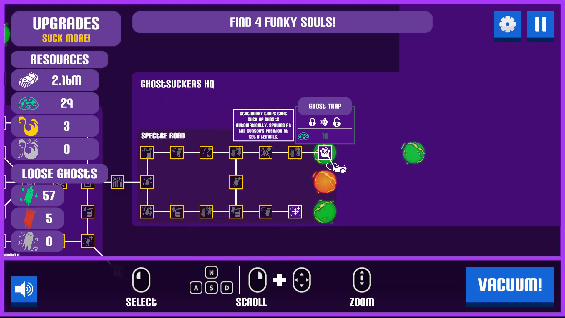 A game about sucking (up ghosts with a Vacuum) screenshot 5