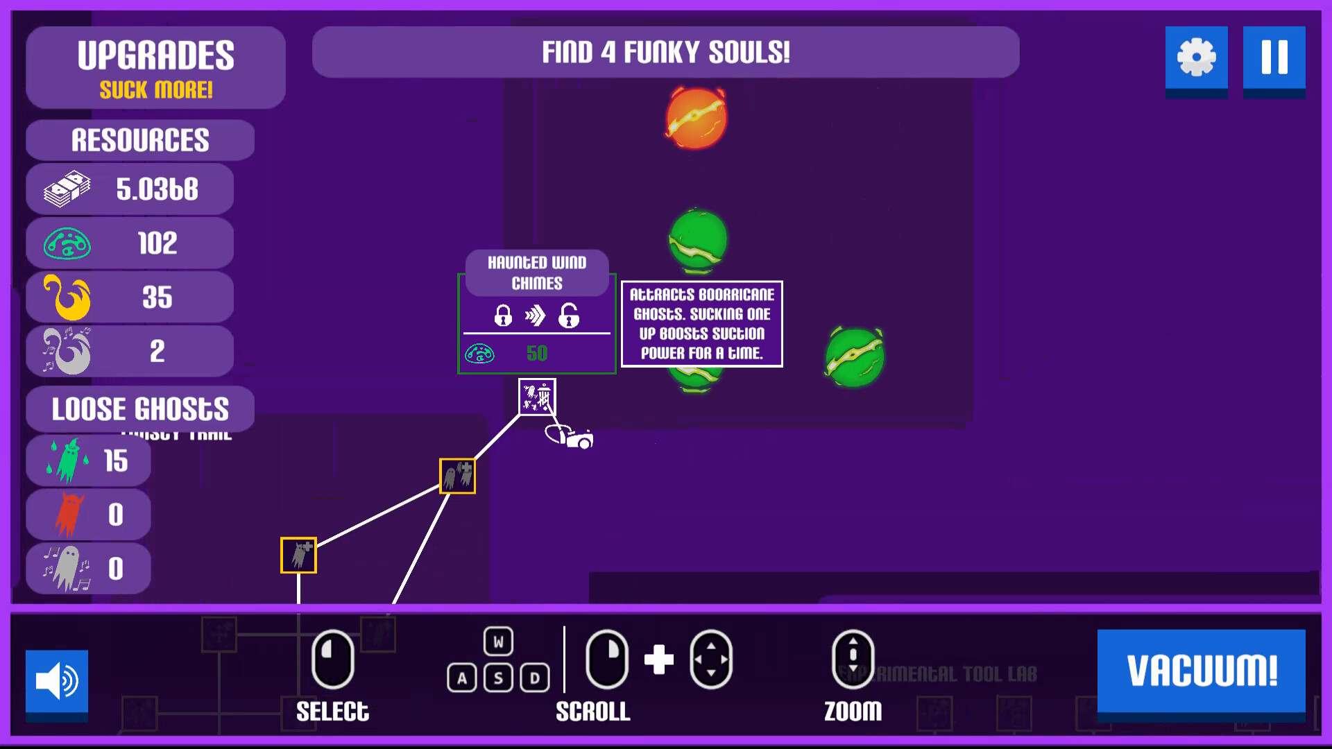 A game about sucking (up ghosts with a Vacuum) screenshot 7