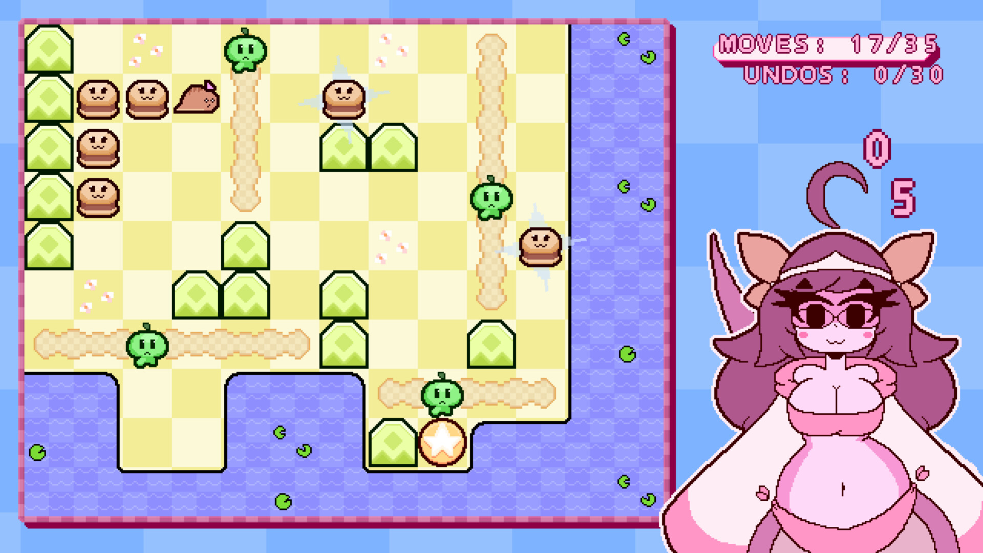 Giant Snake Girl wants The Burger! screenshot 1