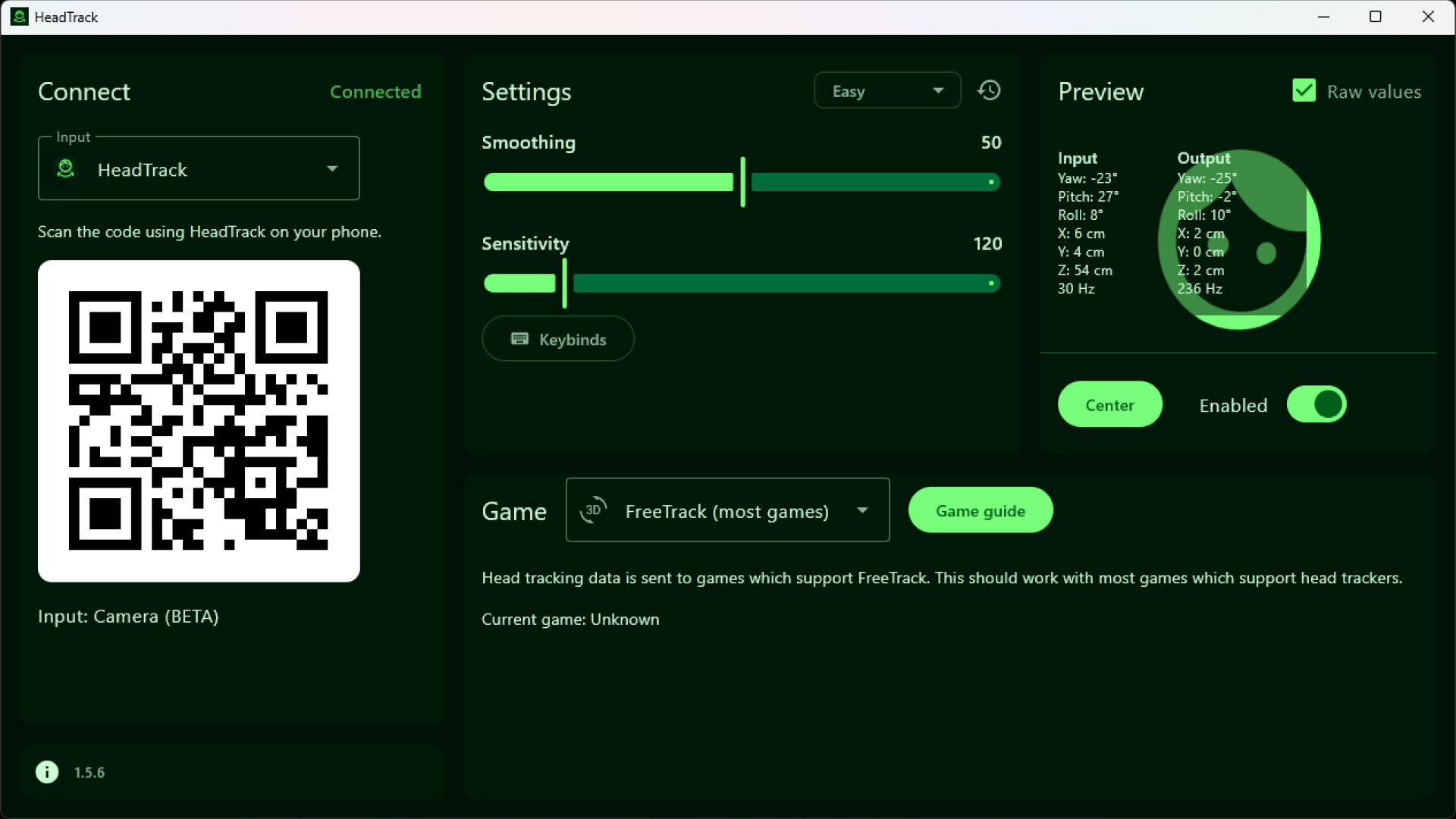 HeadTrack screenshot 1