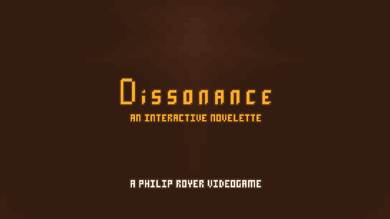 Dissonance: An Interactive Novelette screenshot 1