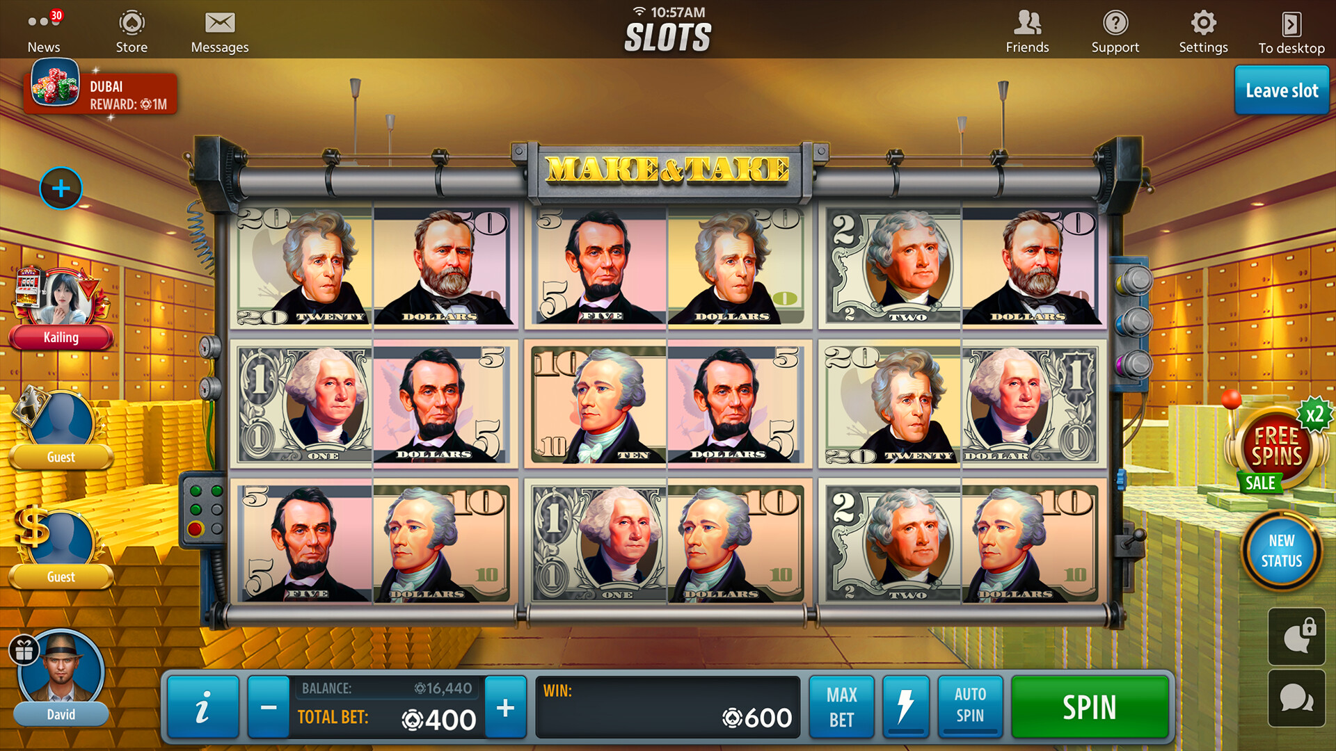 Jackpot Valley Slots screenshot 4