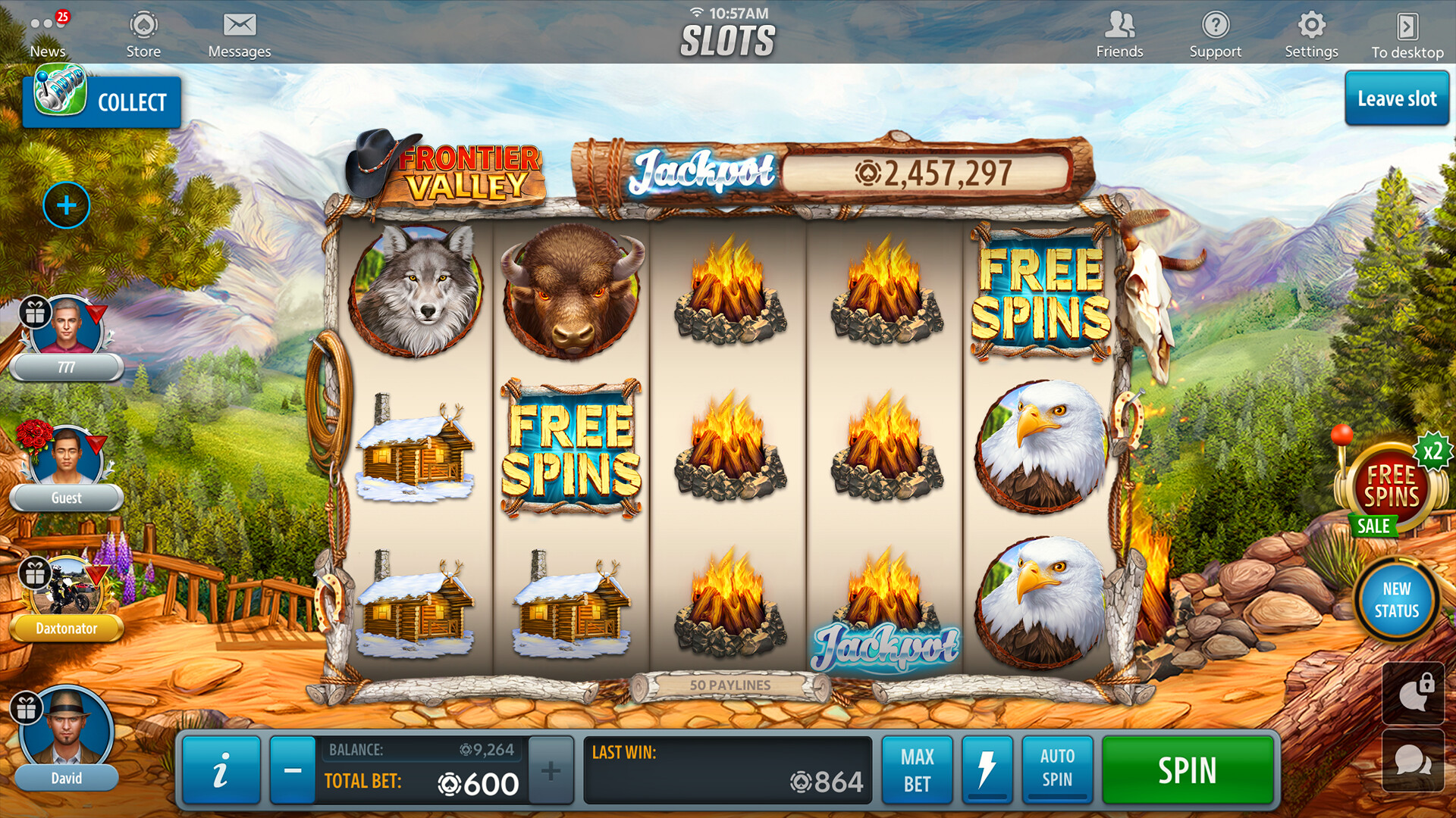 Jackpot Valley Slots screenshot 1