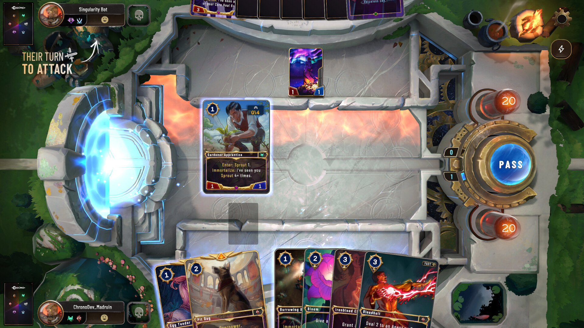 Chrono CCG screenshot 2