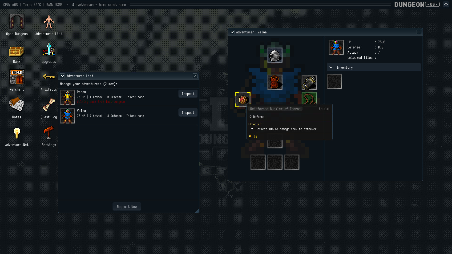 DungeonOS screenshot 4
