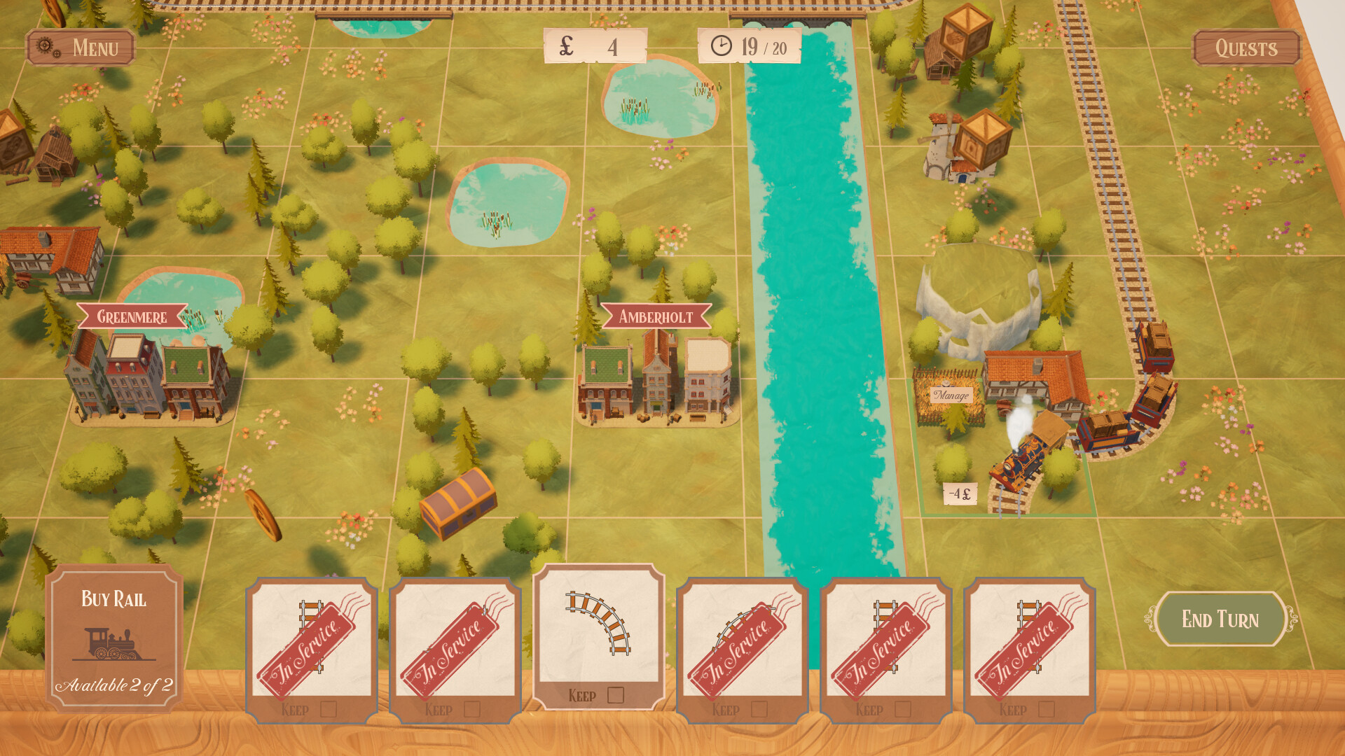 Railroad to Amberfield screenshot 2
