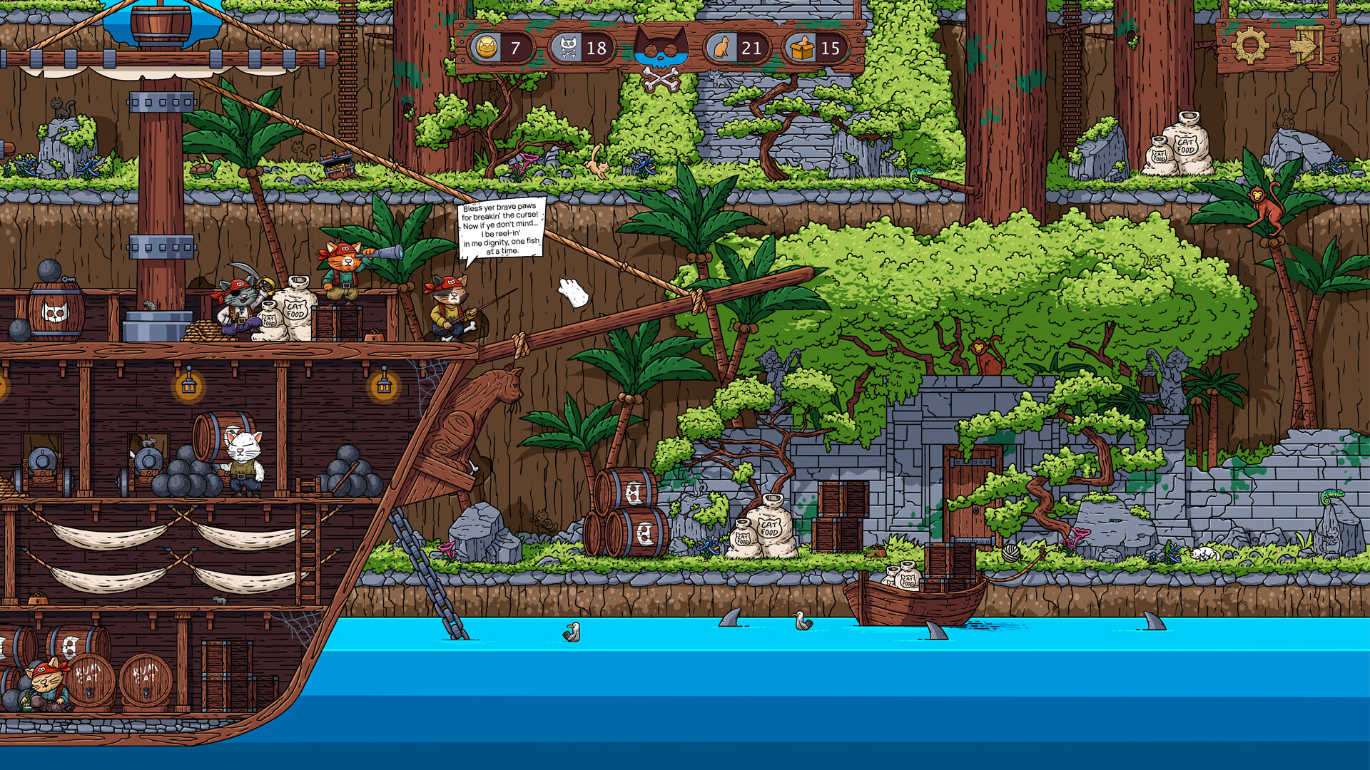 Meowrvelous Pirate Cats - A Hidden Object Game screenshot 5