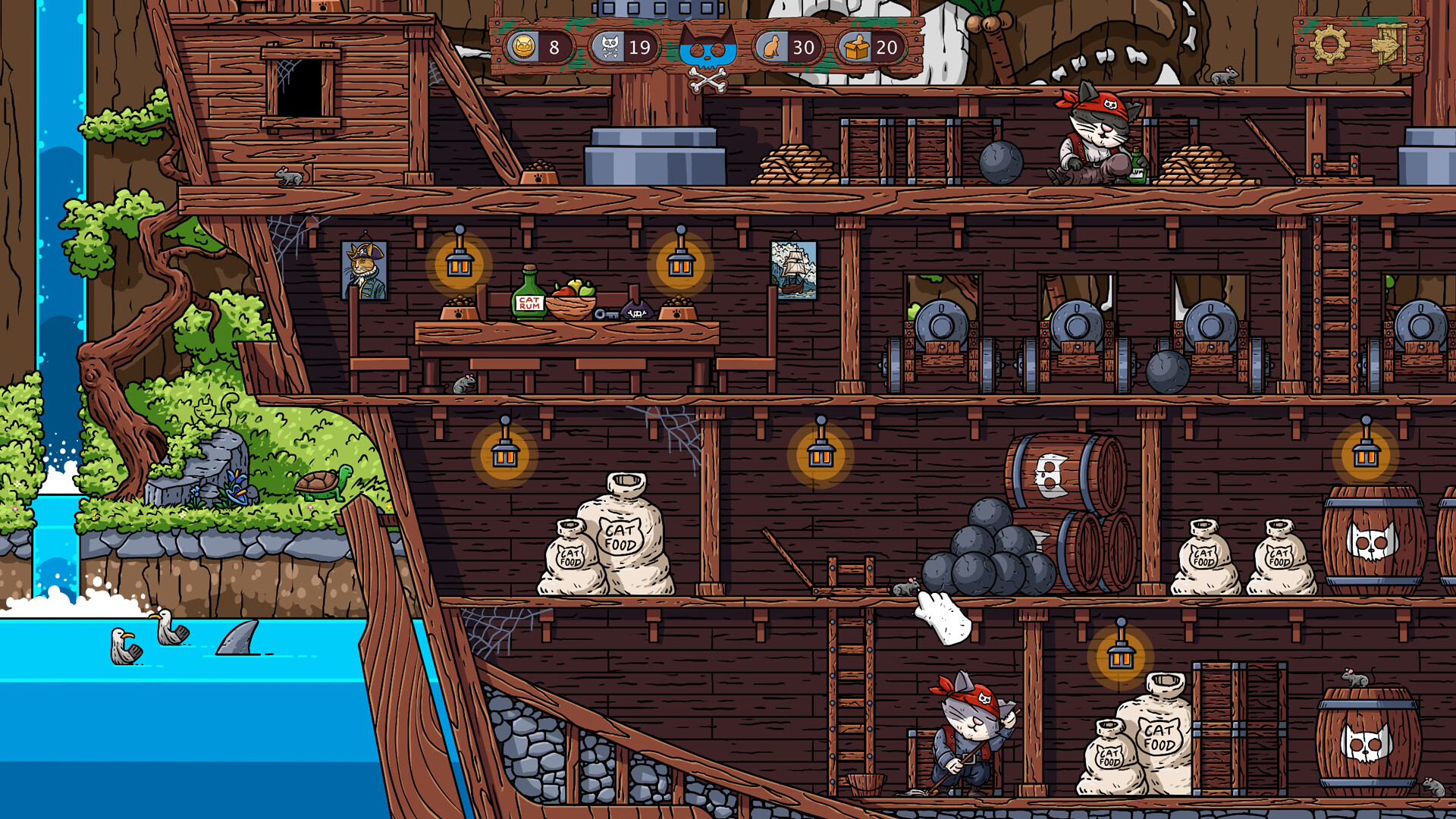Meowrvelous Pirate Cats - A Hidden Object Game screenshot 3