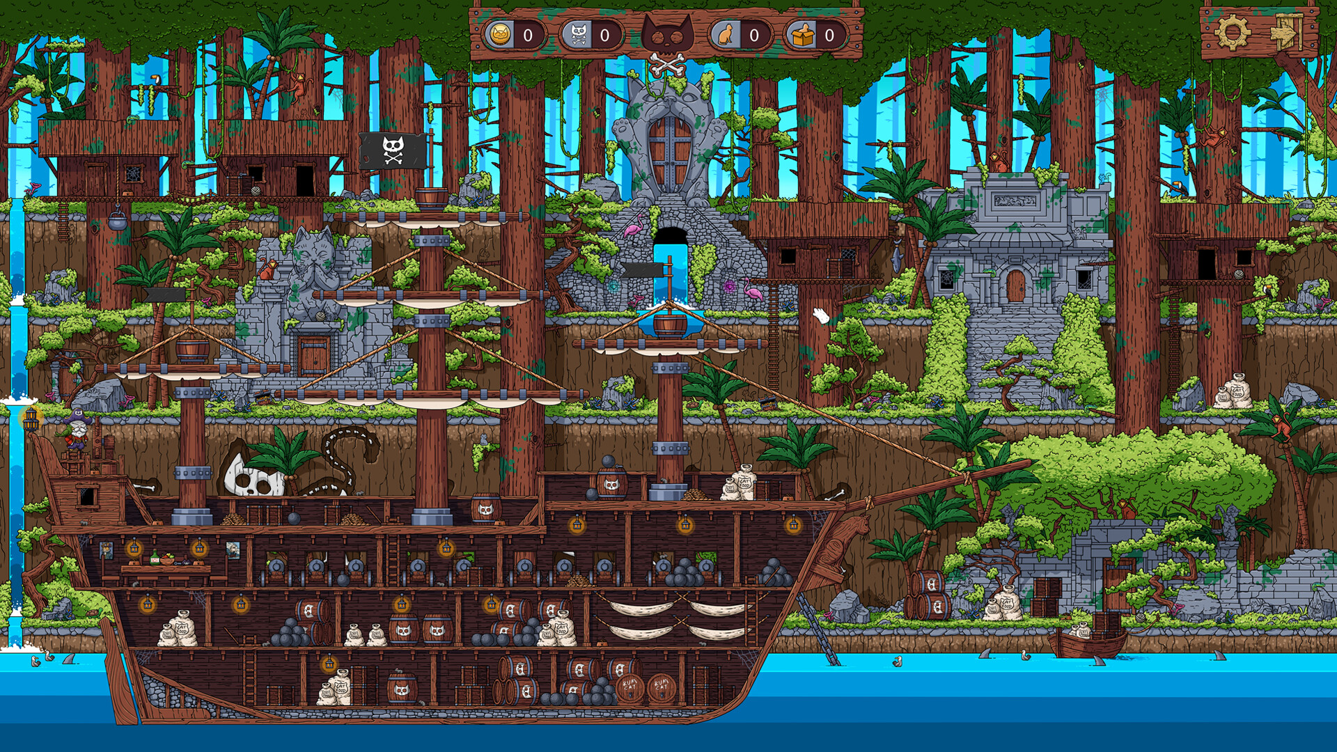 Meowrvelous Pirate Cats - A Hidden Object Game screenshot 2